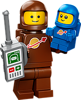 LEGO Минифигурки Серия 24 - Коричневый астронавт и космический ребенок 71037-3