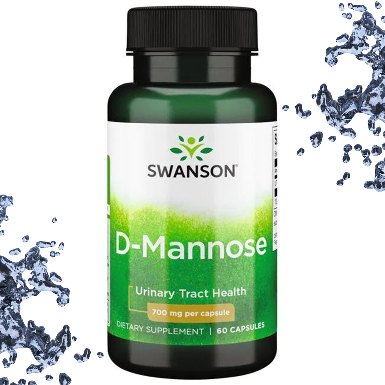 Для сечостатевої системи Swanson D-Mannose 700 мг 60 капсул