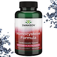 Гомоцистеїн Swanson Homocysteine Formula with B6, B12 and Folic Acid 120 капсул