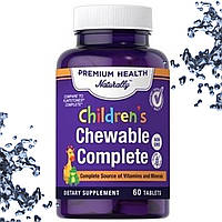 Вітаміни для дітей Premium Health Naturally Chewable Complete 60 таблеток, з 1 року