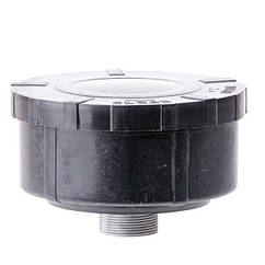Повітряний фільтр для компресора, діаметр різі М32, пластиковий корпус, змінний паперовий фільтрувальний елемент