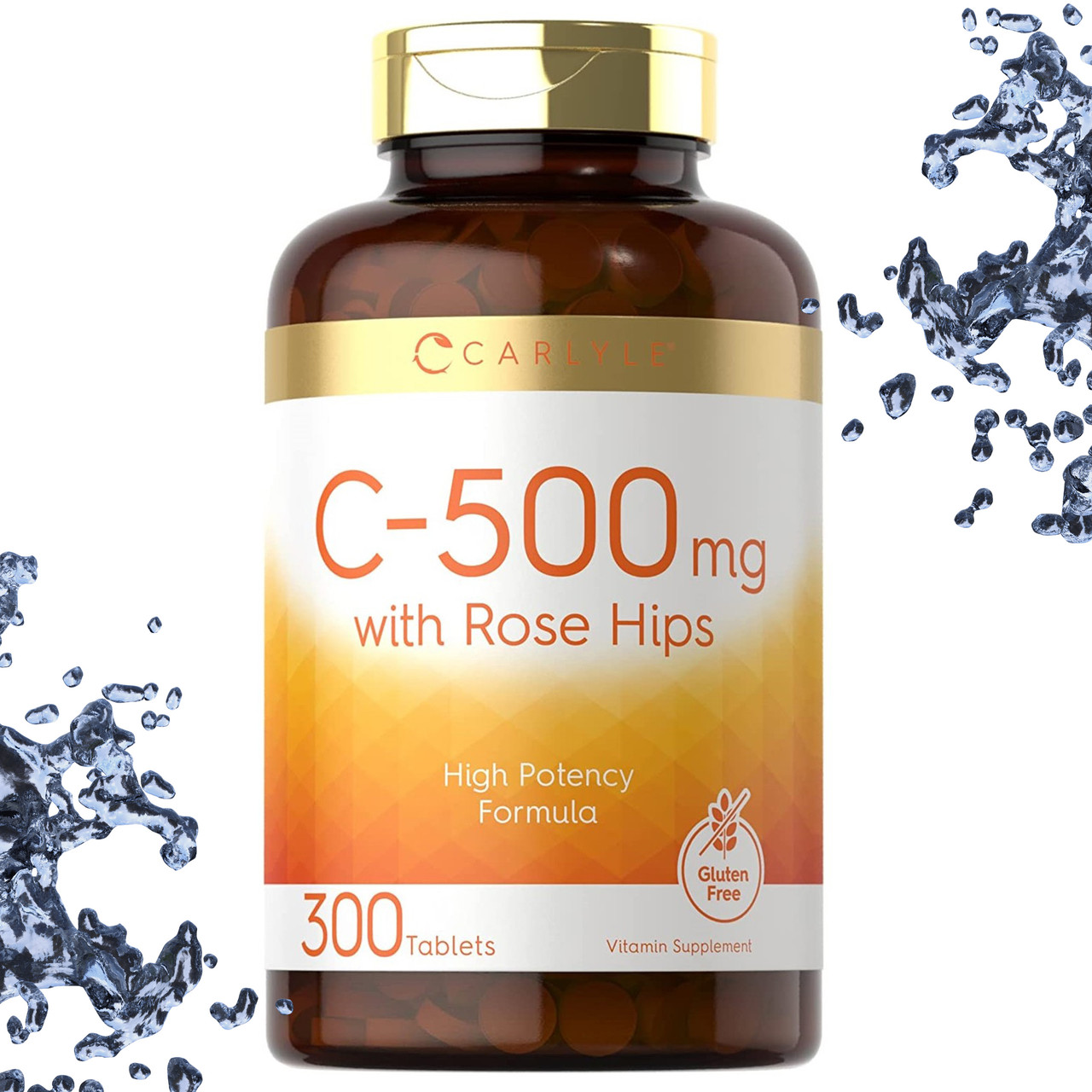 Вітамін C Carlyle C-500 мг with Rose Hips (з Шипшина) 300 таблеток