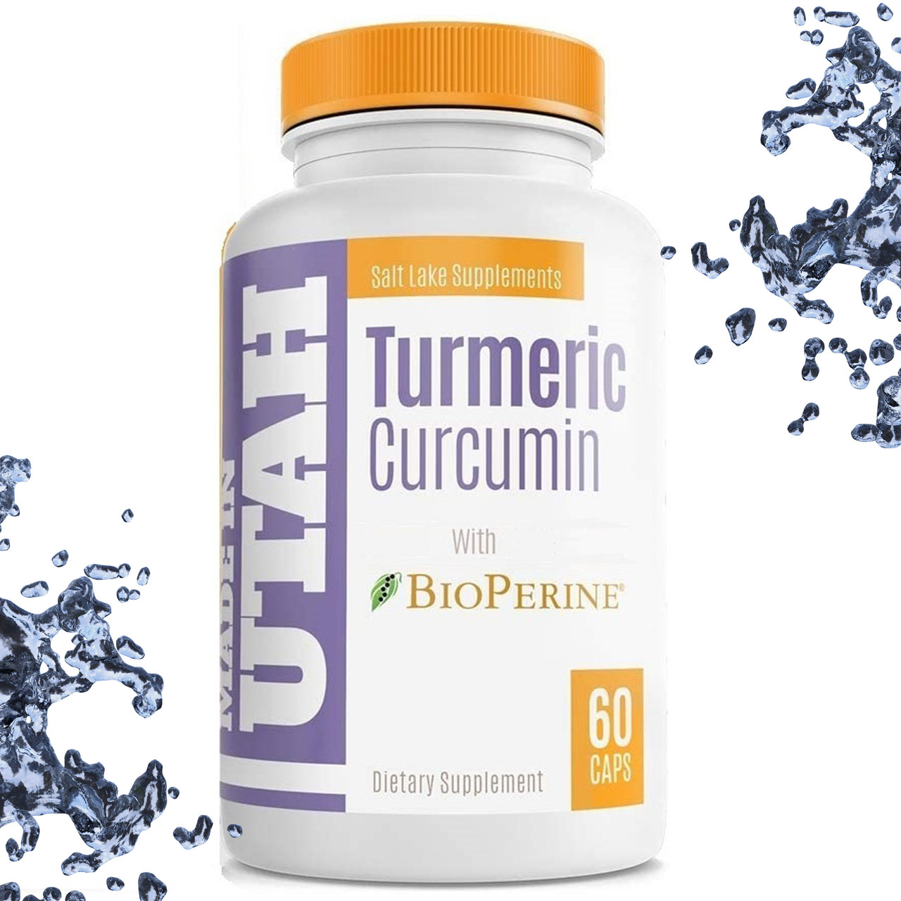 Куркума и Биоперин Sait Lake Supplements Turmeric Curcumin with BioPrine 60 капсул