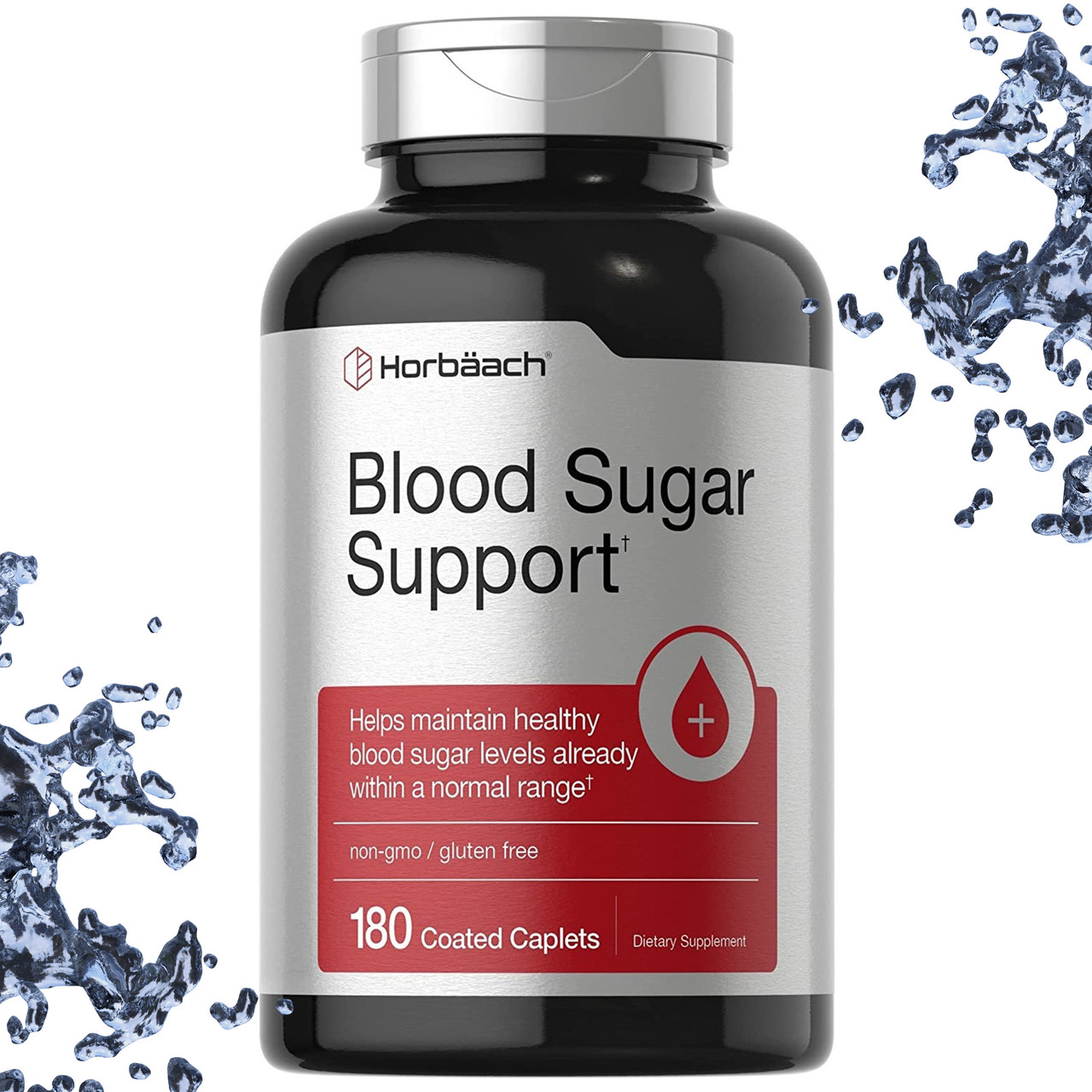При діабеті Horbaach Blood Sugar Support 180 таблеток (каплетс)