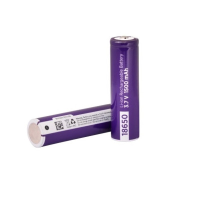Аккумулятор 18650 Li-Ion 1500mAh, 3.7V, Violet Power-Xtra (PX18650-15V ...