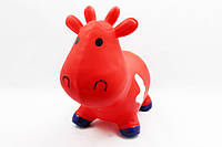 Прыгун корова Бетси M01360 резиновый (Красная)