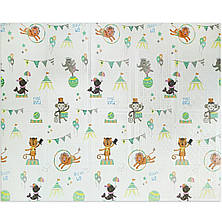 Дитячий складаний розвиваючий термо килимок 150х200х1см "Цирк | Ліс" (270) SW-00000867, фото 2