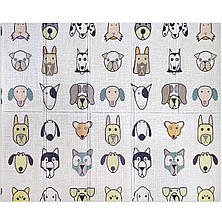 Дитячий складаний розвиваючий термо килимок 150х200х1см "Породи собак | Цуценята" (274) SW-00001313, фото 3