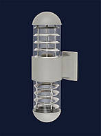 Настінний вуличний світильник на дві лампи 767L5102-WL-2 GY