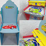 Стіл письмовий зі стільцем дитячий Тачки, фото 4