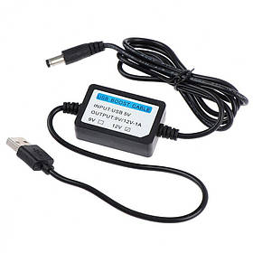 USB кабель-перетворювач підвищуючий напругу 1А