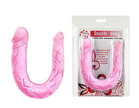 Подвійний фалоімітатор "Double dong" Pink