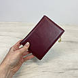 Шкіряний гаманець холдер для паспорта А15-10210 Пудровий, фото 5