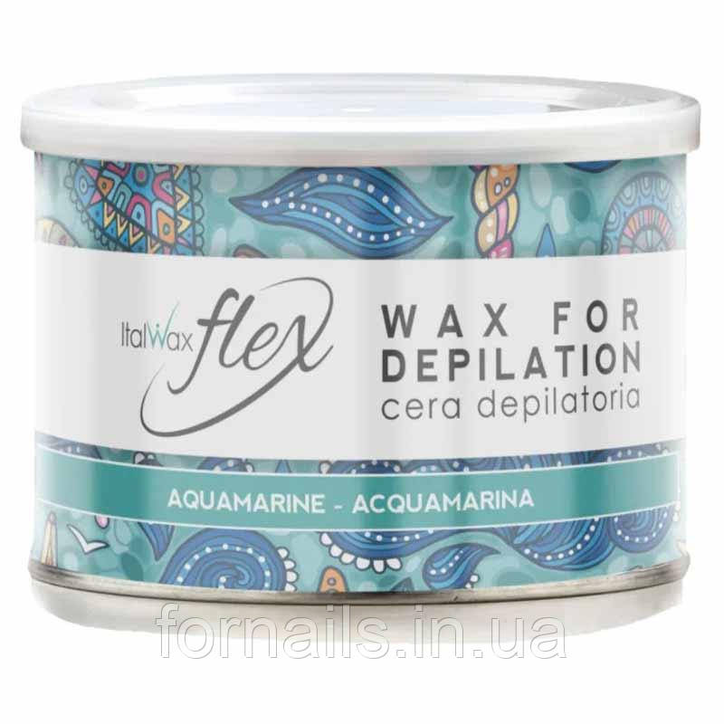 ItalWax Віск для депіляції у банці, Аквамарин, 400 мл