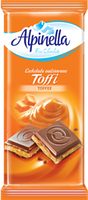 «Шоколад "Alpinella Toffee" (Альпинелла з начинкою тоффі), Польща, 100г