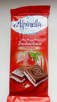 Шоколад "Alpinella" (Альпинелла Полуничний смак), Польща, 1