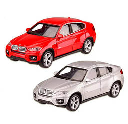 Машинки, автотреки — 44016CW — Іграшка колекційний автомобіль BMW X6, металеві машинки
