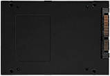 Накопитель SSD  256GB Kingston KC600 2.5" SATAIII 3D TLC (SKC600B/256G) Bundle Box, фото 3