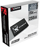 Накопитель SSD  256GB Kingston KC600 2.5" SATAIII 3D TLC (SKC600B/256G) Bundle Box, фото 4