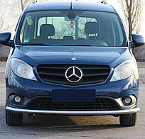 Передній захист ST008 (нерж.) Mercedes Citan 2013-