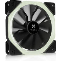 Оригінал! Кулер до корпусу Vinga LED fan-01 white - Вища Якість!