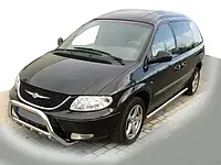 Передняя защита кенгурятник для Chrysler Voyager 1997-2006 нержавеющая сталь, 60 мм диаметр