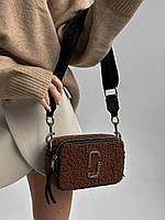 Женская подарочная сумка клатч Marc Jacobs Teddy Brown (коричневая) BONO4046 чтильная красивая пушистая топ