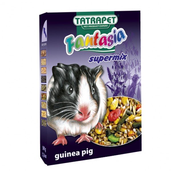 Повнораціонний корм для морських свинок TatraPet Fantasia Supermix 500 г, фото 1