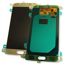 Дисплей Samsung J530 Galaxy J5 2017+ сенсор золотий OLED | модуль