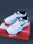 Чоловічі кросівки Nike M2K Tekno White/Black (білі з чорним) якісні спортивні кроси PD7109 топ, фото 3