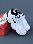 Чоловічі кросівки Nike M2K Tekno White/Black (білі з чорним) якісні спортивні кроси PD7109 топ, фото 4