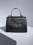 Жіноча мінісумка клатч Guess Stephi Total Black (чорна) KIS17055 стильна маленька витончена ділова топ, фото 6