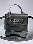 Жіноча мінісумка клатч Guess Stephi Total Black (чорна) KIS17055 стильна маленька витончена ділова топ, фото 7