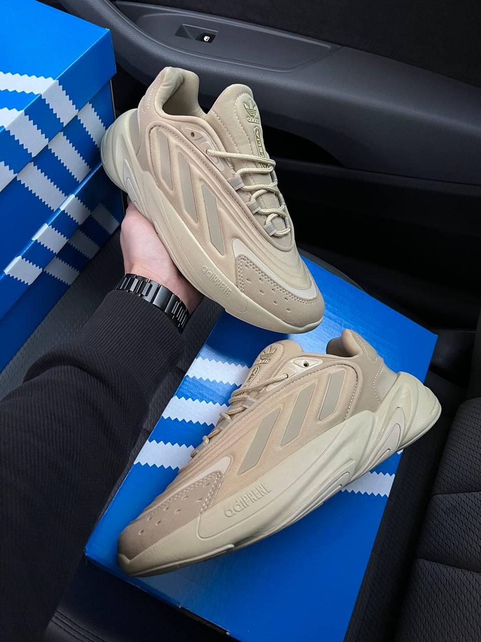 Чоловічі кросівки Adidas Ozelia Originals Beige (бежеві) м'які легкі спортивні демі кроси DА1504 топ