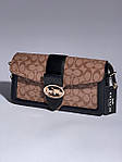 Жіноча сумка клат Coach Tabby Cream Shoulder Bag In Signature Canvas (кремова) KIS26002 стильна молодіжна топ, фото 4