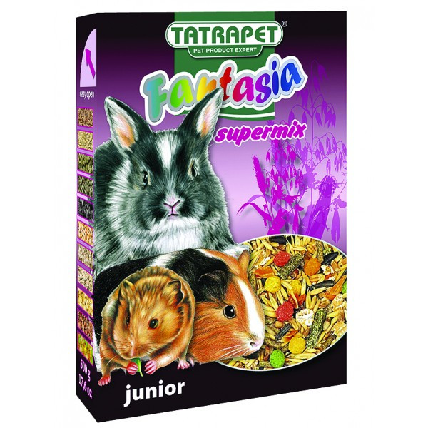 Повноцінний корм для молодих гризунів всіх видів TatraPet Fantasia Supermix 500 г