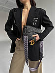 Жіноча сумка клатч Dior saddle (чорна) BONO000089 красива стильна не стандартної форми top, фото 7