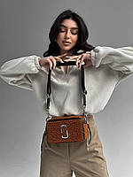 Женская подарочная сумка клатч Marc Jacobs Teddy Camel (коричневая) BONO4050 чтильная красивая пушистая топ