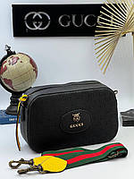 Женская сумка клатч Gucci Ophidia black (черная) S4 подарочная очень красивая стильная сумочка с монограммой