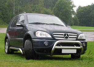 Кенгурятник WT006 (нерж) Mercedes ML klass W164