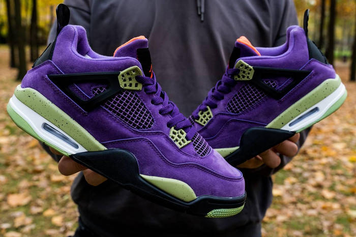 Nike Air Jordan Retro 4 Purple Suede