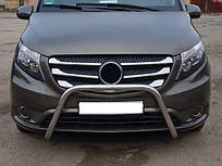 Кенгурятник WT007 (нерж) Mercedes ML klass W164