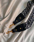 Жіноча мінісумка клатч C.Dior Saddle Black (чорна) Gi11002 красива стильна не стандартна з монограмою топ, фото 7