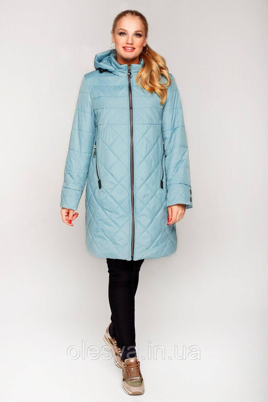 Жіноча подовжена до коліна куртка Donna р-ри 50-58, фото 1