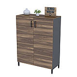 Тумба офісна мобільна LT-900-1200 LD Венге Луїзіана. Тумбочка для дому та офісу на колесах, фото 5