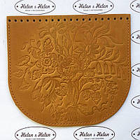 Клапан для сумки. "Букет". Колір "Медовий".