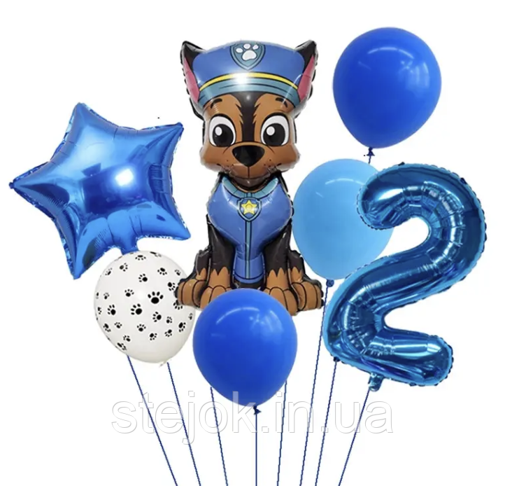 Фонтан із куль Щенячий Патруль Гонщик, фото 1