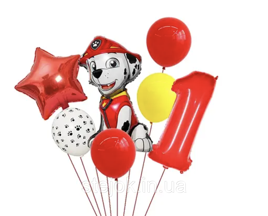 Фонтан із куль Щенячий Патруль Маршал, фото 1