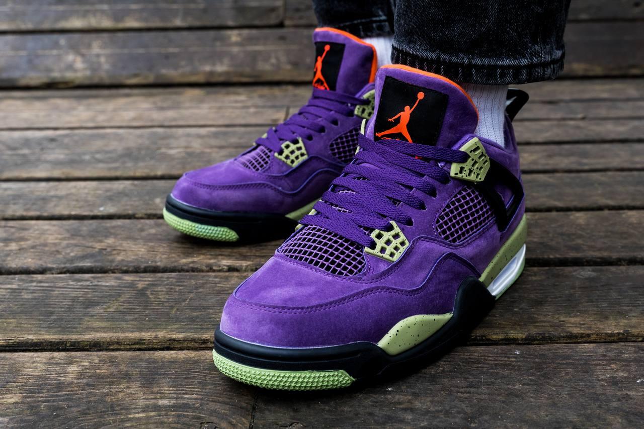 Nike Air Jordan Retro 4 Purple Suede