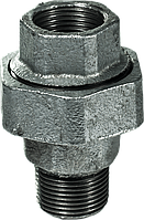 Американка чавунна оцинкована пряма ВЗ 2" (з прокладкою)